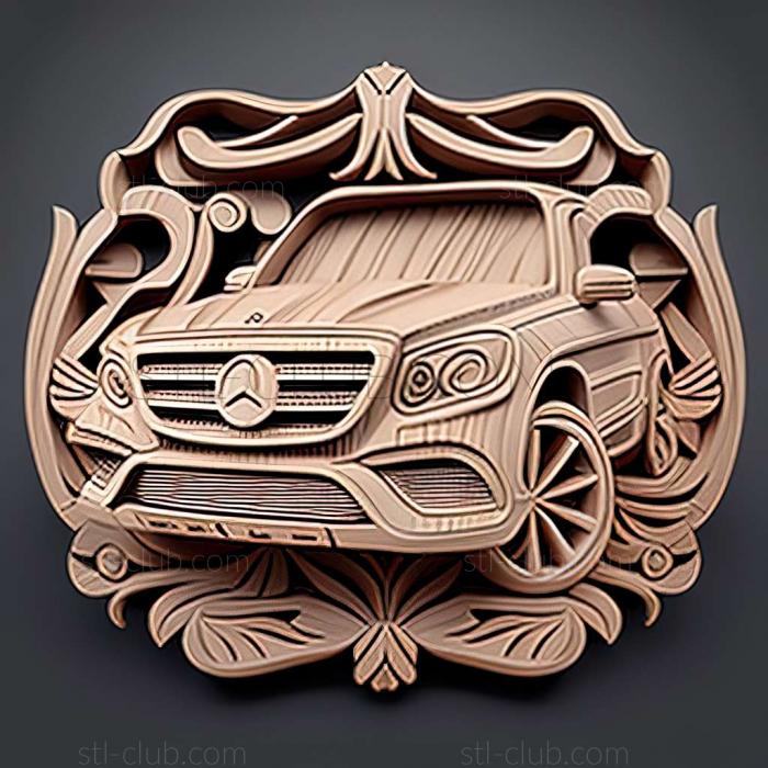 3D модель Mercedes Benz GLK (STL)